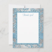 AFGEDRUKTE BOW - Winter Wonderland - Hartelijk dan Notitiekaartje (Achterkant)