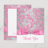 AFGEDRUKTE BOW - Winter Wonderland Notitiekaartje (Voorkant / Achterkant)