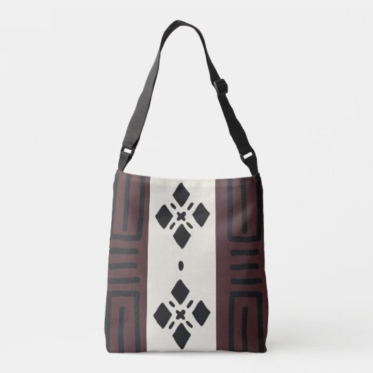 Afgedrukte Canvas tas voor het ontwerpen van Afrik (Achterkant)