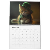 Afgedrukte Cats 2024-agenda Kalender (Mar 2026)