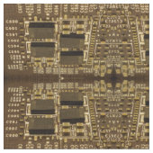 Afgedrukte circuitkaart Fabric Stof (Close Up)