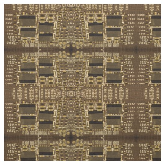 Afgedrukte circuitkaart Fabric Stof (Swatch)