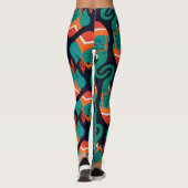 Afgedrukte leggings van het olifantenpatroon (Achterkant)