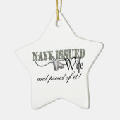 Afgegeven vrouw keramisch ornament (Links)