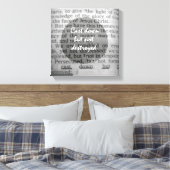 Afgegoten maar niet vernietigde Bijbelvergen Canvas Afdruk (Insitu (Slaapkamer))