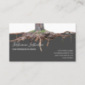 Afgegraven strepen met grijze rechthoek visitekaartje (Achterkant)