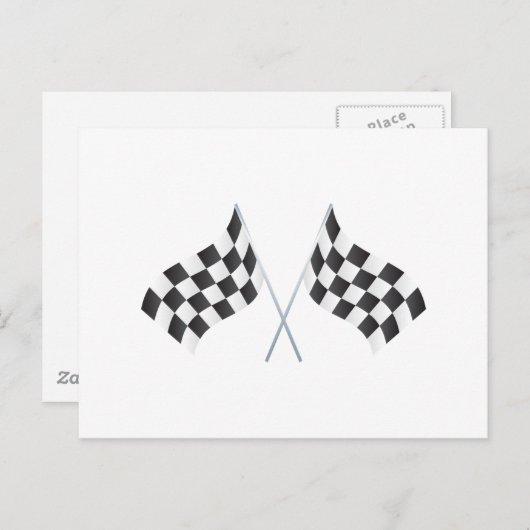 afgehandelde selectieklappen, afbeelding briefkaart (Voorkant / Achterkant)