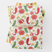 afgeknoopt boerderijen fruit en groenten inpakpapier vel (In situ)