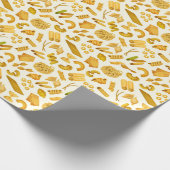 afgekoeld deegpatroon van de partij cadeaupapier (Hoek)