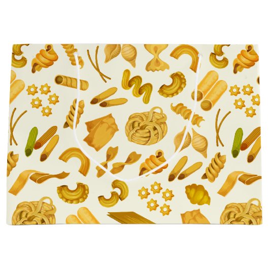 afgekoeld deegpatroon van de partij groot cadeauzakje (Voorkant)