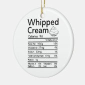 Afgekookte Cream Nutrition-matching Keramisch Ornament (Links)