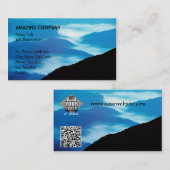 Afgelegen bergen visitekaartje (Voorkant / Achterkant)