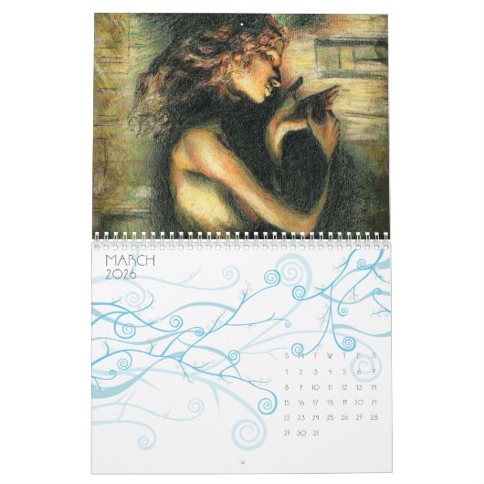 Afgelegen Lands Fine Art Calendar Kalender (Mar 2026)