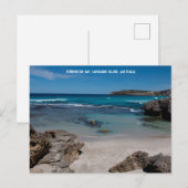 Afgelegen strand in het paradijs Australië Briefkaart (Voorkant / Achterkant)