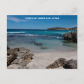 Afgelegen strand in het paradijs Australië Briefkaart (Voorkant)