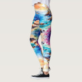 "Afgelegen strand" Leggings (Links)