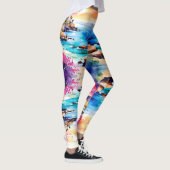 "Afgelegen strand" Leggings (Rechts)