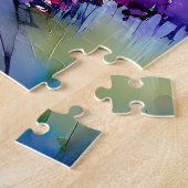 "Afgelegen strand" Legpuzzel (Zijkant)