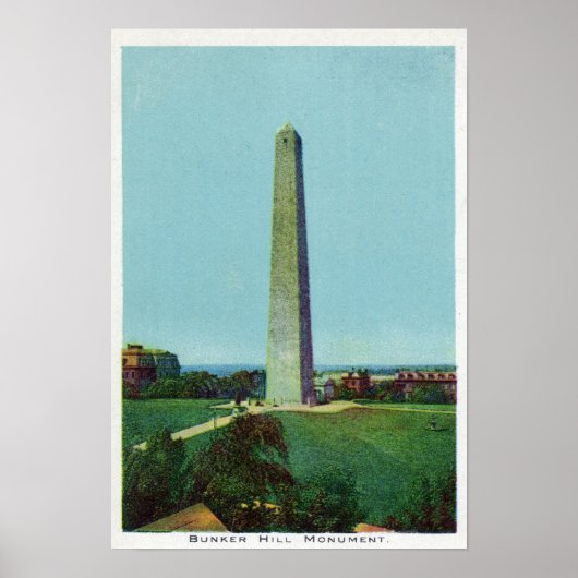 Afgelegen Uitzicht van het Bunkermonument Poster (Voorkant)