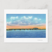 Afgelegen Uitzicht van het meer van de New Bridge Briefkaart (Voorkant)