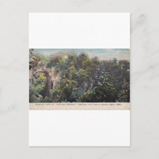 Afgelegen Uitzicht van "Natural Bridge", Virginia Briefkaart