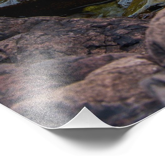 Afgelegen Uitzicht van Split Rock Lighthouse Foto Afdruk (Hoek)