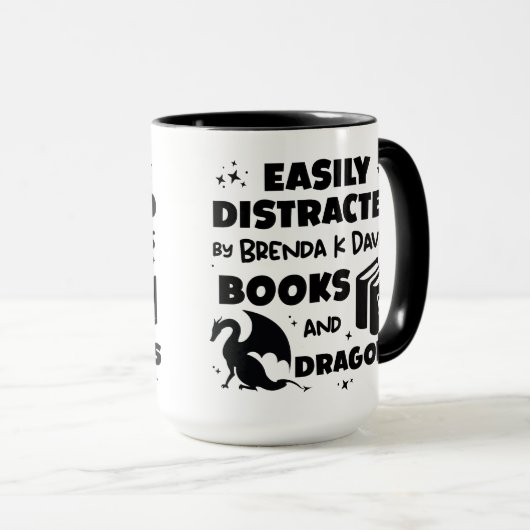 Afgeleid door Brenda K Davies Books en Dragons Mok (Voorkant rechts)