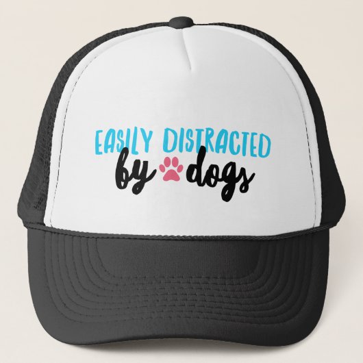 Afgeleid door Dogs Trucker Hat Pet (Voorkant)