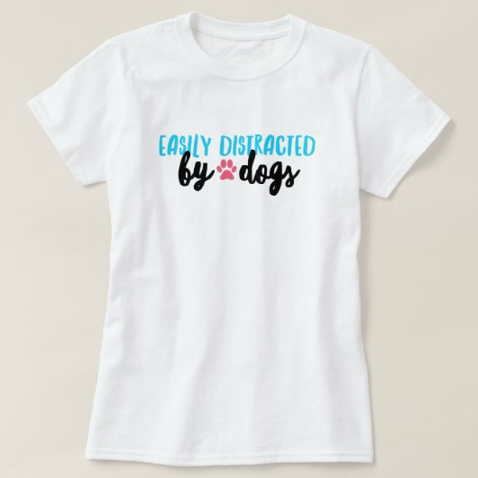 Afgeleid door Honden T-Shirt (Design voorkant)