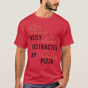Afgeleid door Pizza Funny Gezegde Pizza Chef T-Shi T-shirt