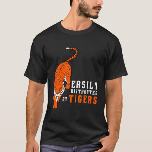 Afgeleid door Tigers Wilderness Safari grote katte T-shirt