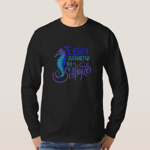 Afgeleid door zeepaardjes Natuur Zee T-shirt