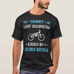 Afgeleide elektrische fiets E fiets e fiets e fiet T-shirt