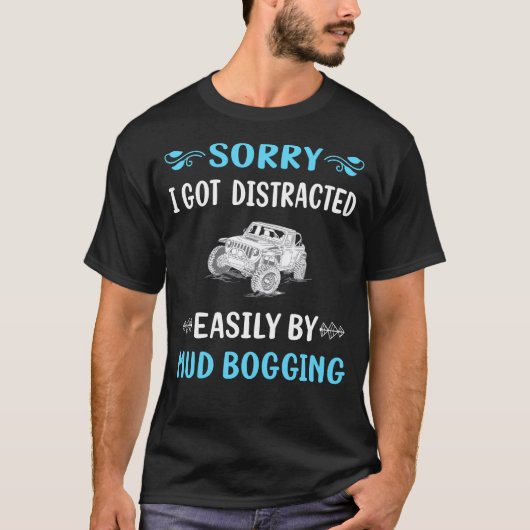 Afgeleide modderverstopte modder t-shirt (Voorkant)