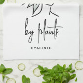 Afgeleide tuinman Boho Floral Schattige Plant Theedoek (Gevouwen)