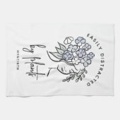 Afgeleide tuinman Boho Floral Schattige Plant Theedoek (Horizontaal)