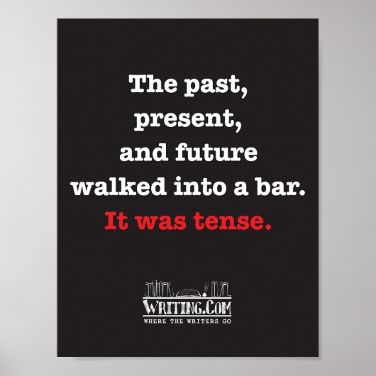 Afgelopen, Cadeau en Toekomst Poster (Voorkant)