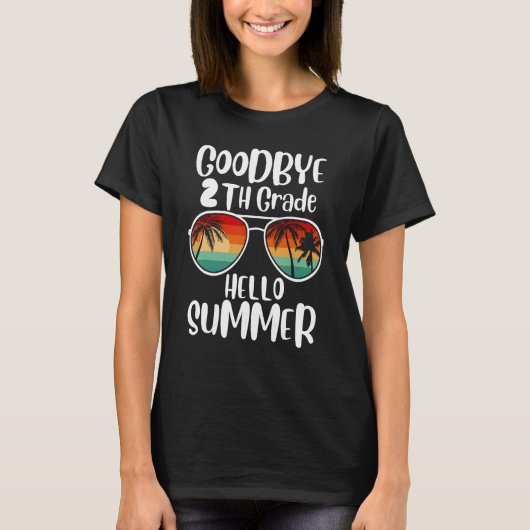 Afgelopen dag tot Hallo tweede graad T-shirt (Voorkant)