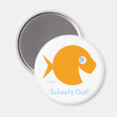 Afgelopen dag van het Jaar van de Schoolschool Mag Magneet (Voorkant / Achterkant)