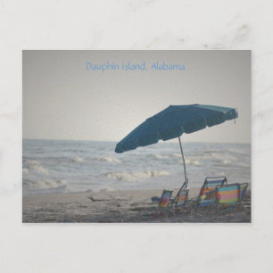 Afgelopen De premier, Dauphin Island, Alabama Briefkaart