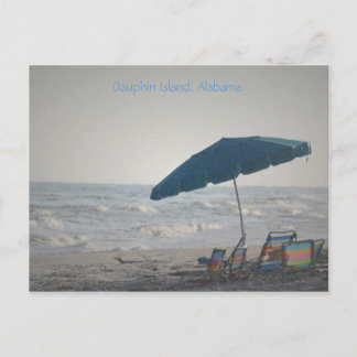 Afgelopen De premier, Dauphin Island, Alabama Briefkaart