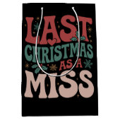 Afgelopen kerst als een ongetrouwde kerstbruid in medium cadeauzakje (Voorkant)