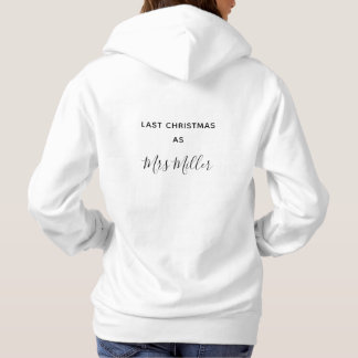 Afgelopen Kerstmis als persoonlijke familienaam va Hoodie
