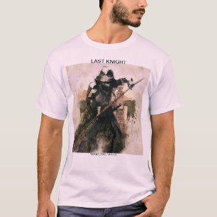 Afgelopen Knight medieval die één gevecht tegen T-shirt