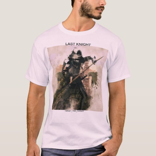 Afgelopen Knight medieval die één gevecht tegen T- T-shirt (Voorkant)