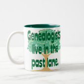 Afgelopen lande tweekleurige koffiemok (Links)