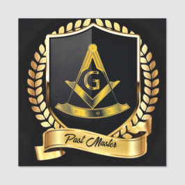 Afgelopen master naamplaatje