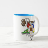 Afgelopen Matron-waardering Tweekleurige Koffiemok (Voorkant rechts)