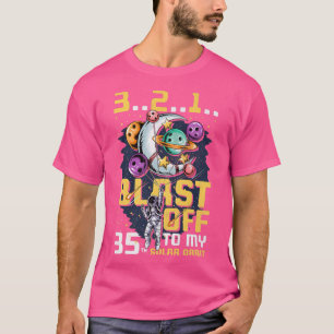 Afgelopen naar mijn 35e Zonnebaan, 35e verjaardag  T-shirt