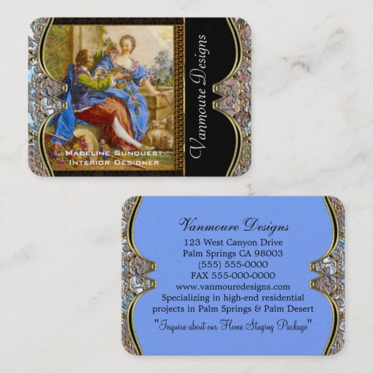 Afgelopen reflecties over externe professionals visitekaartje (Voorkant / Achterkant)